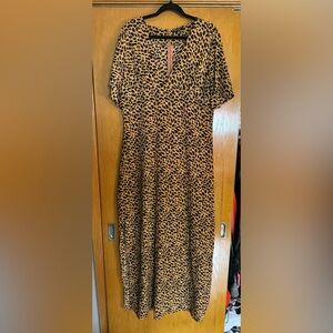 Nasty Gal maxi dress cheetah print!